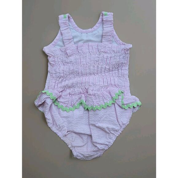 Funtasia Too Ice Cream Cone Seersucker Swimsuit 2T - Picture 4 of 6